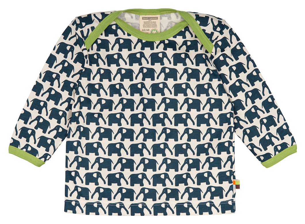 Shirt Langarm Aqua