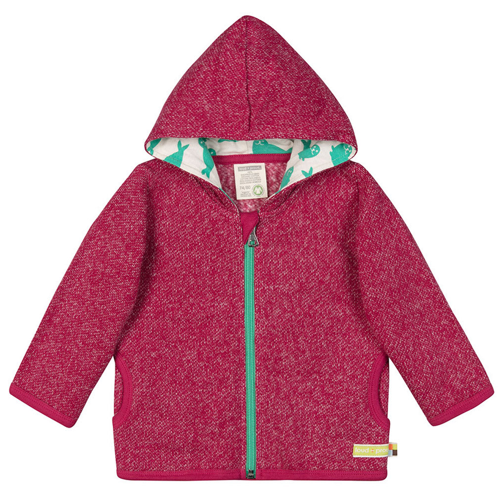 Jacke Melange Strickjacke
