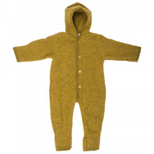 Engel Baby Wolle-Overall mit Kapuze u. Holzknöpfen